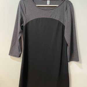 Old Navy Bodycon Dress- Size M, Black and Gray (NWOT)